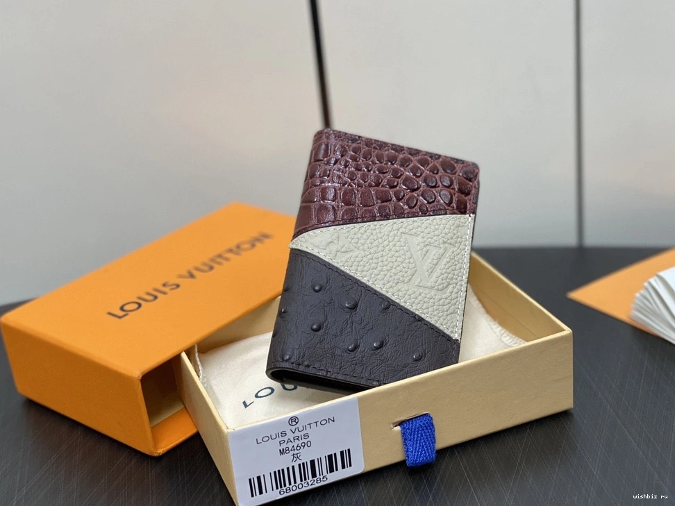 WIS Organizer-7.5*11.1*1 Pocket VUITTON cm LOUIS 0712